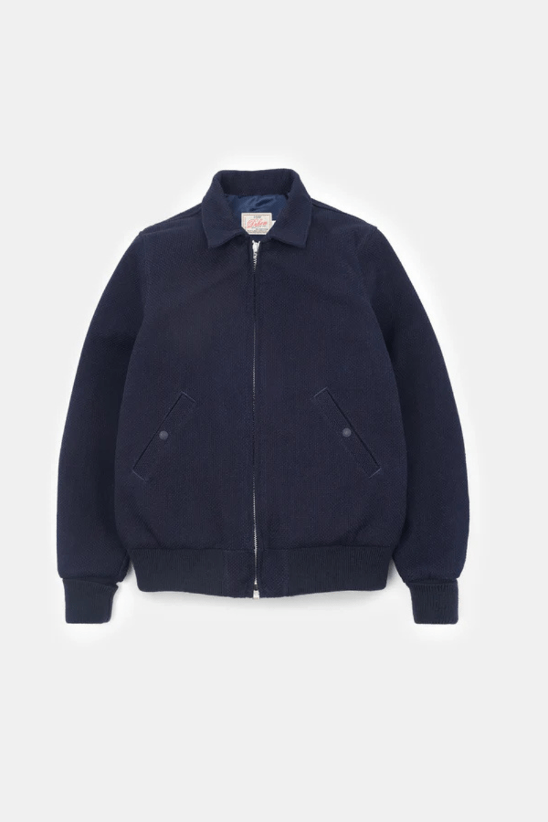 Outerwear - Dehen 1920 - Weekender Jacket: Indigo Sashiko - Archery Close