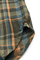 Shirts & Tops - Freenote Cloth - Wells Evergreen Plaid Shirt - Archery Close
