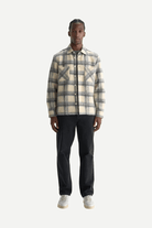 Shirts & Tops - Wax London - Whiting Overshirt in Ash Wool Blend - Archery Close