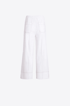 Pants - Vilagallo - Wide - Legged White Trousers - Archery Close