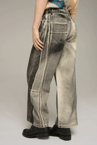 Jeans - Cotelac - Wide Printed Jeans - Archery Close