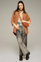Jeans - Cotelac - Wide Printed Jeans - Archery Close