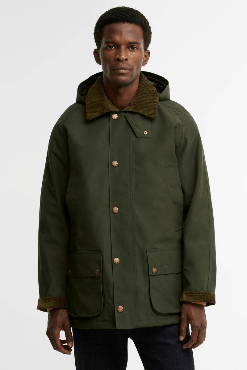 Outerwear - Barbour - Winter Ashby Waterproof Jacket in Sage - Archery Close