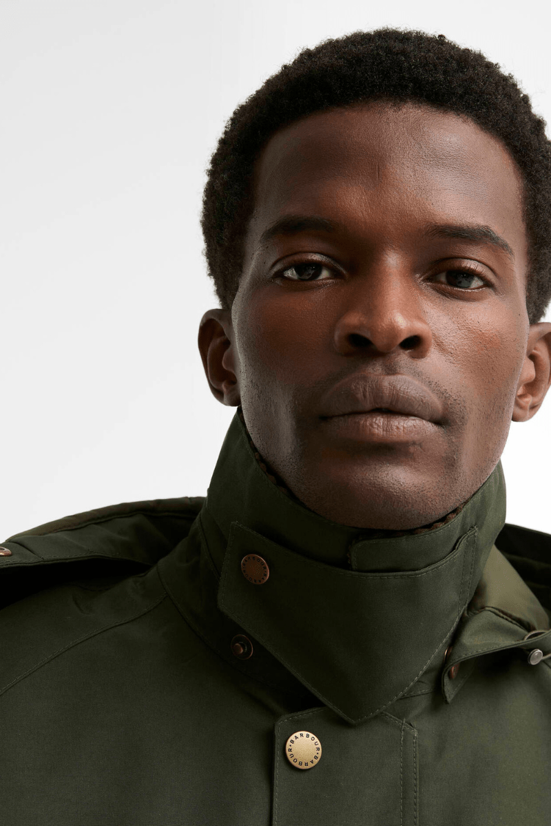 Outerwear - Barbour - Winter Ashby Waterproof Jacket in Sage - Archery Close