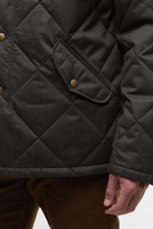 Outerwear - Barbour - Winter Shoveler Quilted Jacket - Archery Close