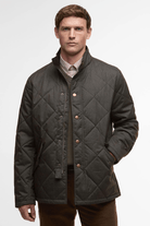 Outerwear - Barbour - Winter Shoveler Quilted Jacket - Archery Close