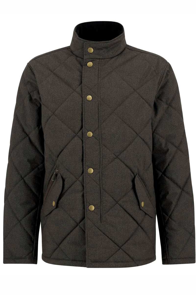 Outerwear - Barbour - Winter Shoveler Quilted Jacket - Archery Close
