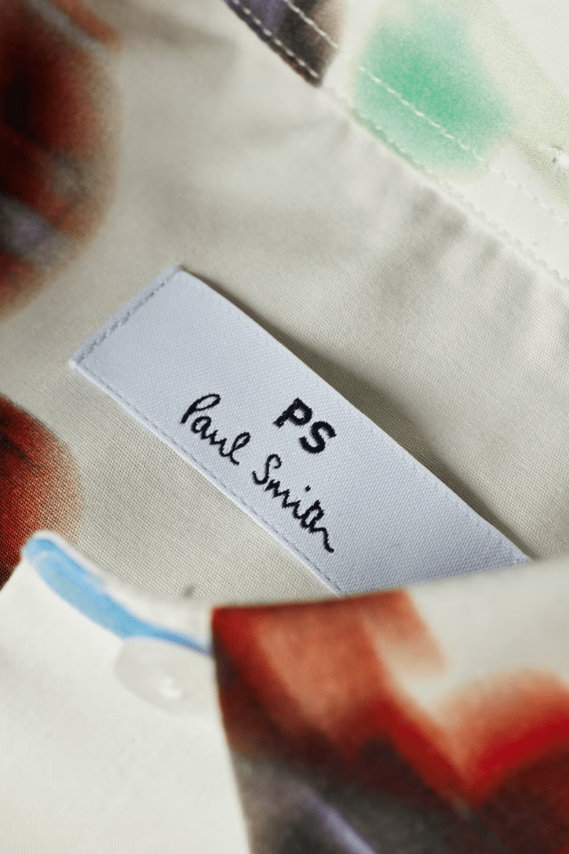 Shirts & Tops - Paul Smith - Women' White 'Hazy Floral' Cotton Shirt - Archery Close