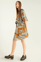 Dresses - Cotelac - Woven Dress in Cumin - Archery Close