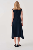 Dresses - Beatrice B - Wrap Dress in Dark Blue - Archery Close