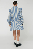 Dresses - Stella Nova - Yarn Dyed Striped Dress - Archery Close