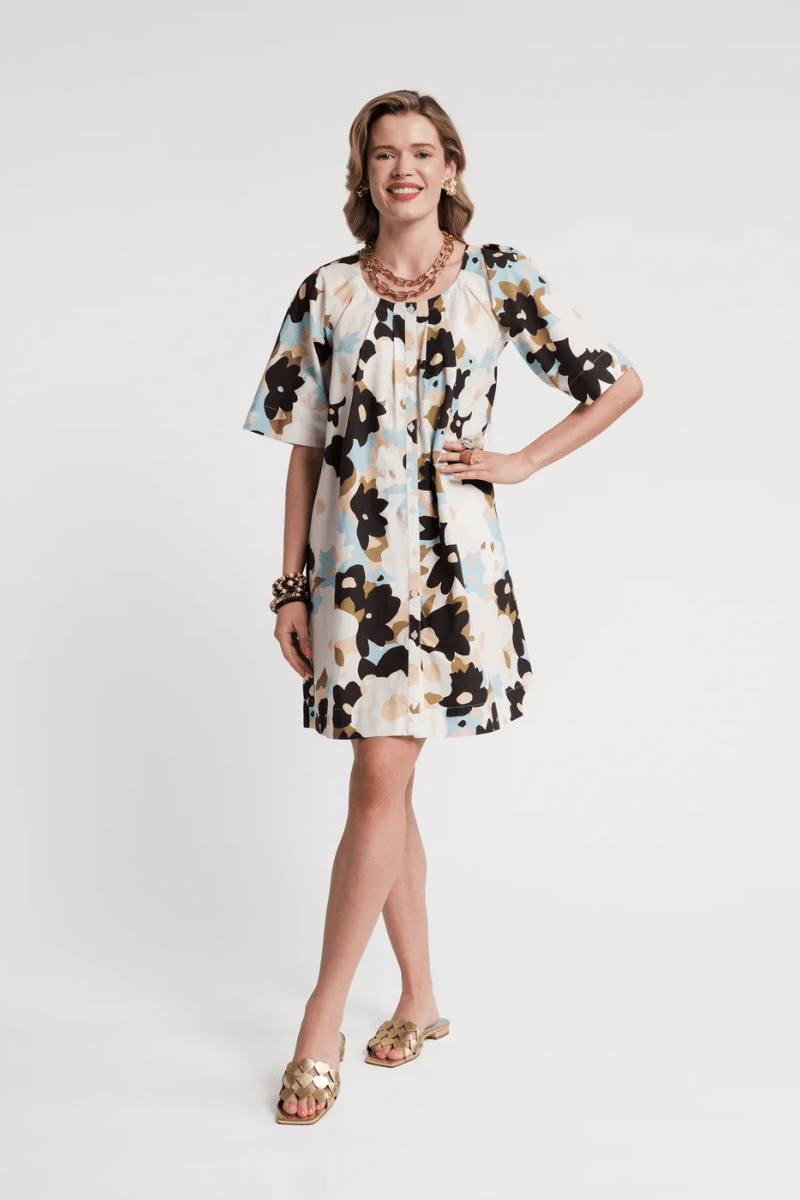 Dresses - Frances Valentine - Zoe Dress in Morning Dew - Archery Close