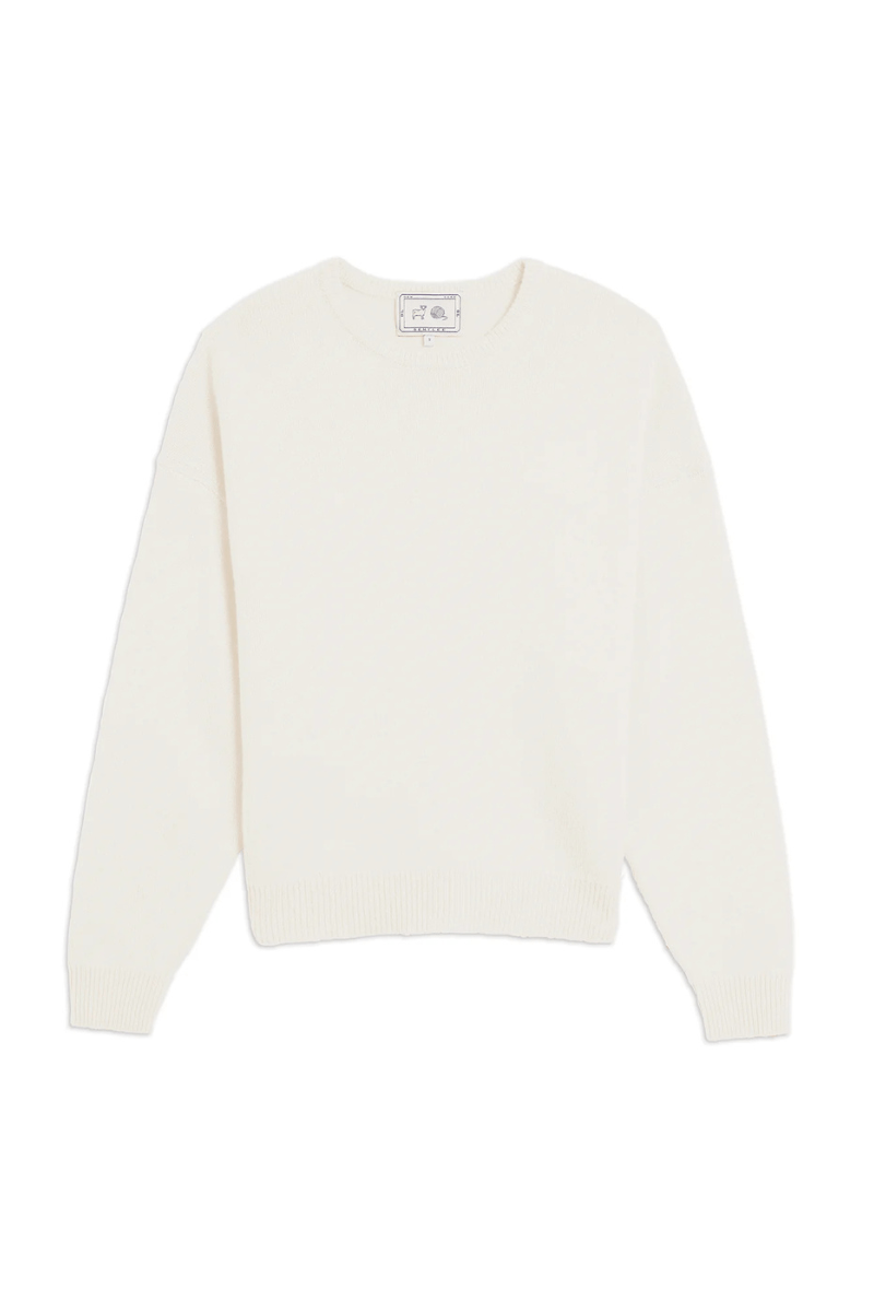 Artemis Cashmere Sweater in Ivory - DemyLee - Archery Close