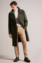 Avin Wool Blend Military Coat - Ted Baker - Archery Close