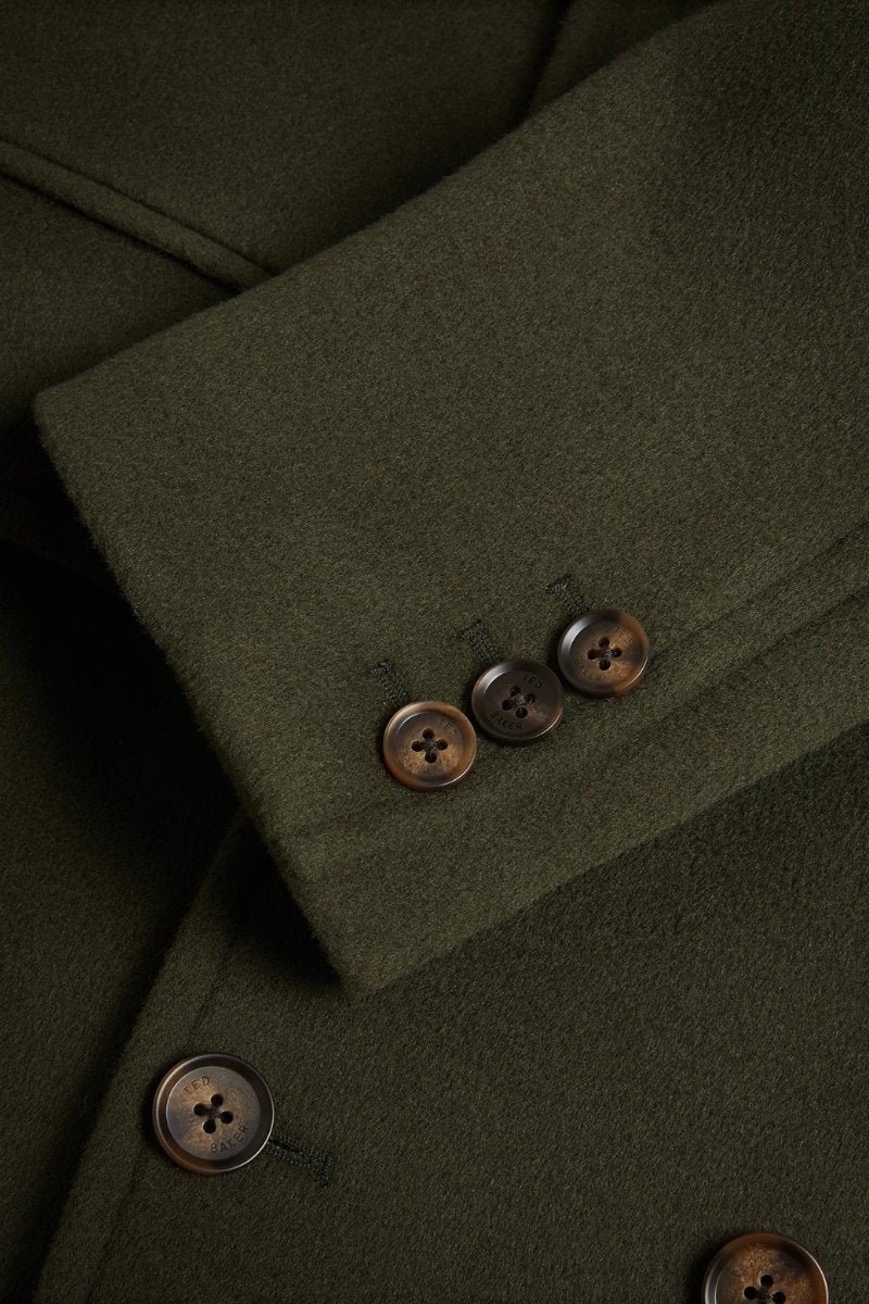 Avin Wool Blend Military Coat - Ted Baker - Archery Close