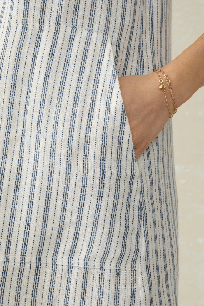 Azure Dress in Oceanside Stripe - Faherty Brand - Archery Close