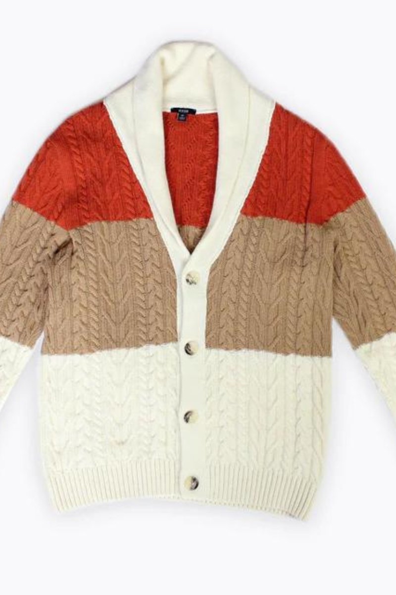 Banff Colourblock Cardigan - Benson - Archery Close