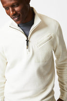 Billy Reid Quilted Half Zip - Archery Close Men's