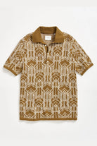 Billy Reid Stained Glass Sweater Polo - Archery Close Men's