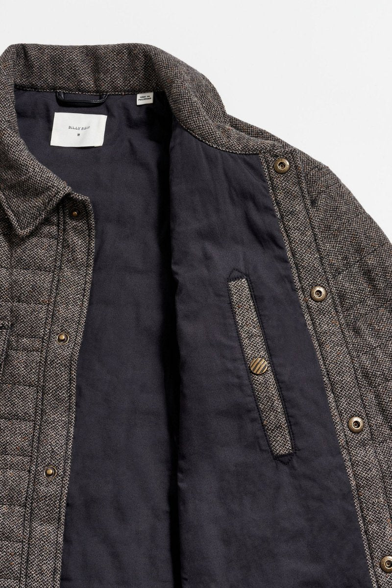 Billy Reid Tweed Theo Shirt Jacket - Archery Close Men's