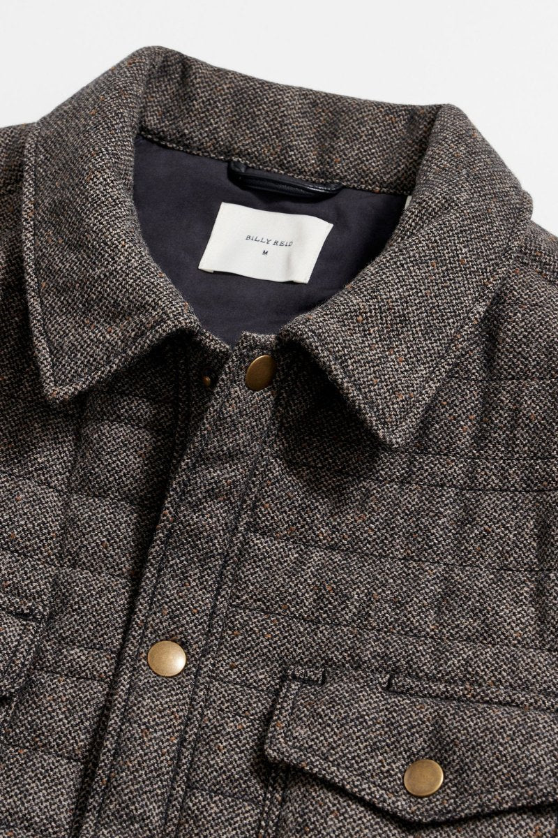 Billy Reid Tweed Theo Shirt Jacket - Archery Close Men's