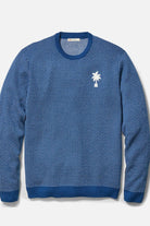 Birdseye Crewneck Sweater in Navy - Marine Layer - Archery Close