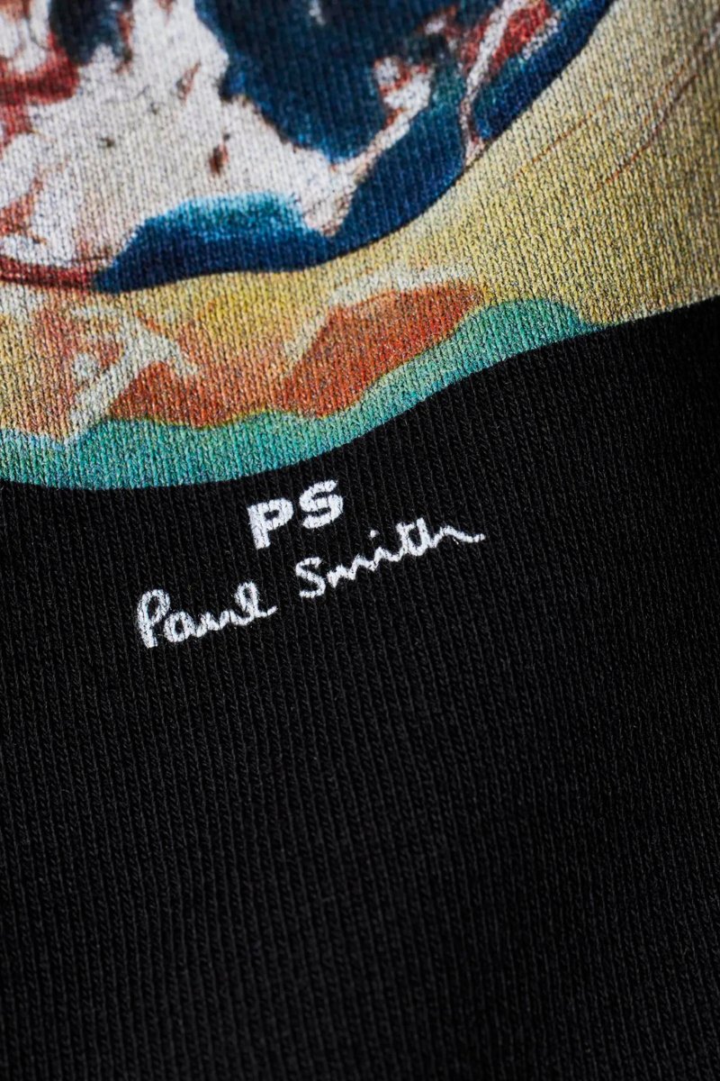 Black "Skull" Print Sweatshirt - Paul Smith - Archery Close