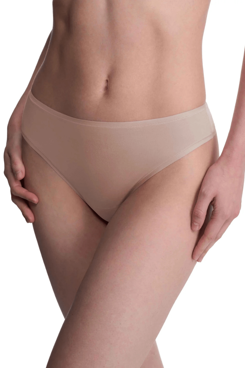 Bliss Bare Cotton Thong - Natori - Archery Close