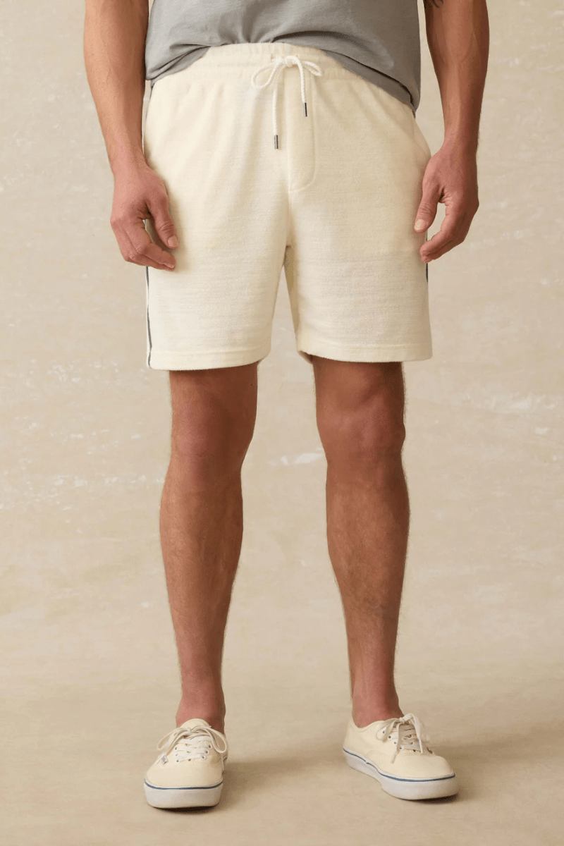 Cabana Towel Terry Sweatshort - Faherty Brand - Archery Close
