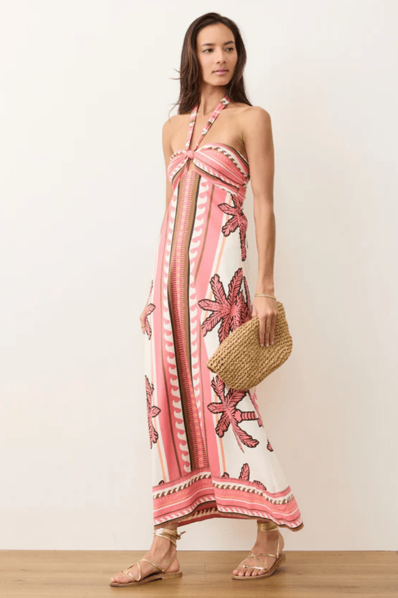 Canyon Halter Dress - Marine Layer - Archery Close