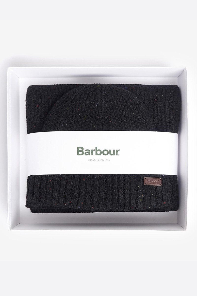 Carlton Fleck Beanie & Scarf Gift Set - Barbour - Archery Close