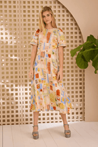 Casey Dress in Happy Hour - Hunter Bell - Archery Close