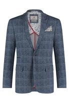 Check Blazer in Blue - A Fish Named Fred - Archery Close