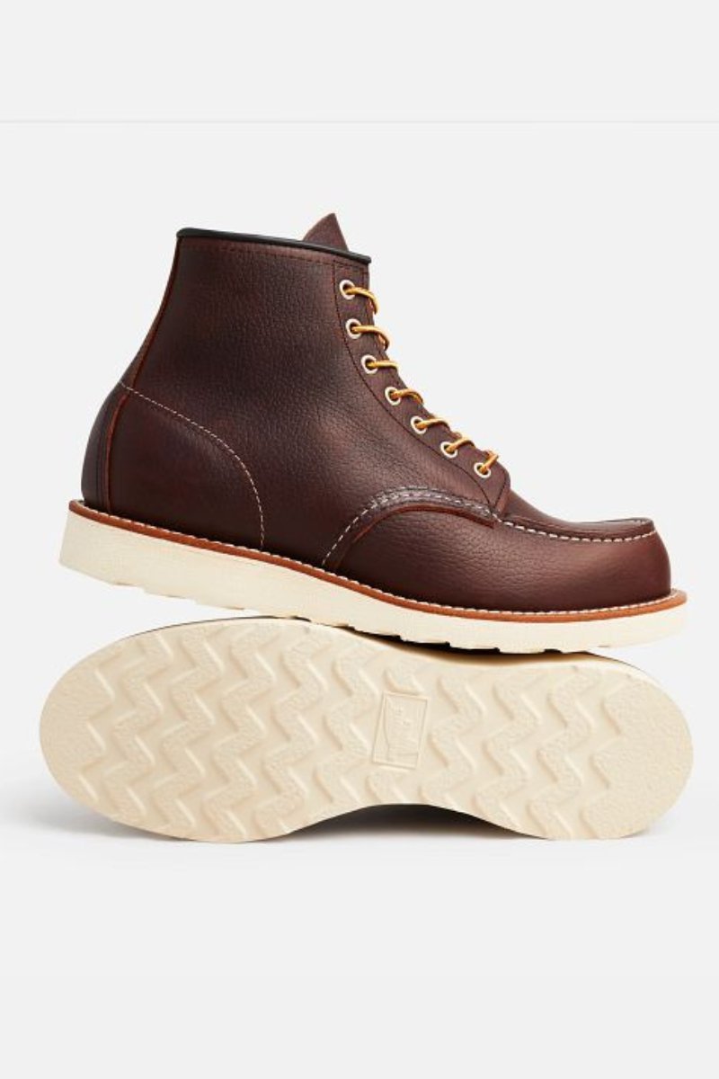 Classic Moc in Briar Oil - Slick Leather - Red Wing Shoes - Archery Close