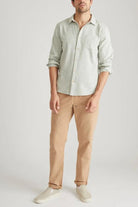 Classic Stretch Selvedge Shirt - Marine Layer - Archery Close