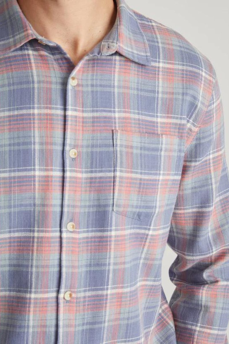 Classic Stretch Selvedge Shirt - Marine Layer - Archery Close