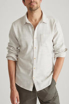 Classic Stretch Selvedge Shirt - Marine Layer - Archery Close