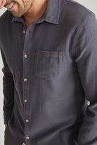 Classic Stretch Selvedge Shirt - Marine Layer - Archery Close