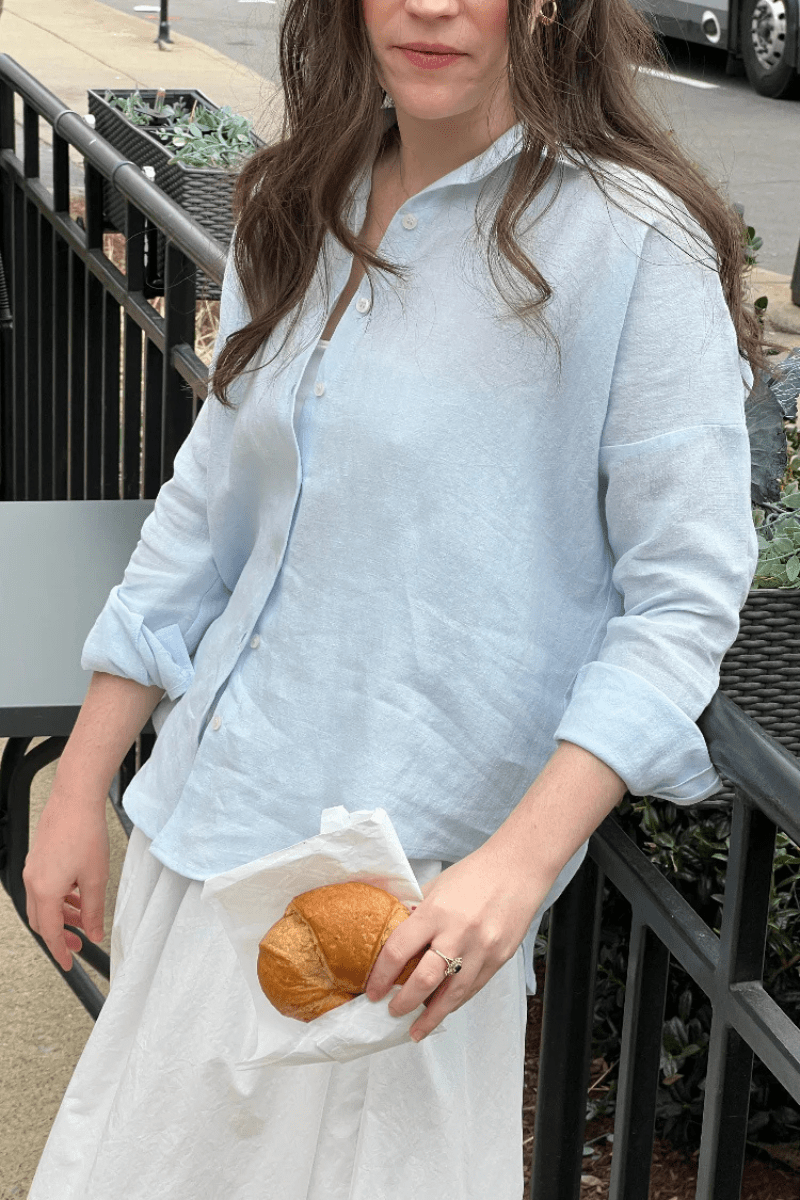 Closet Hero Shirt in Sky - Natalie Busby - Archery Close