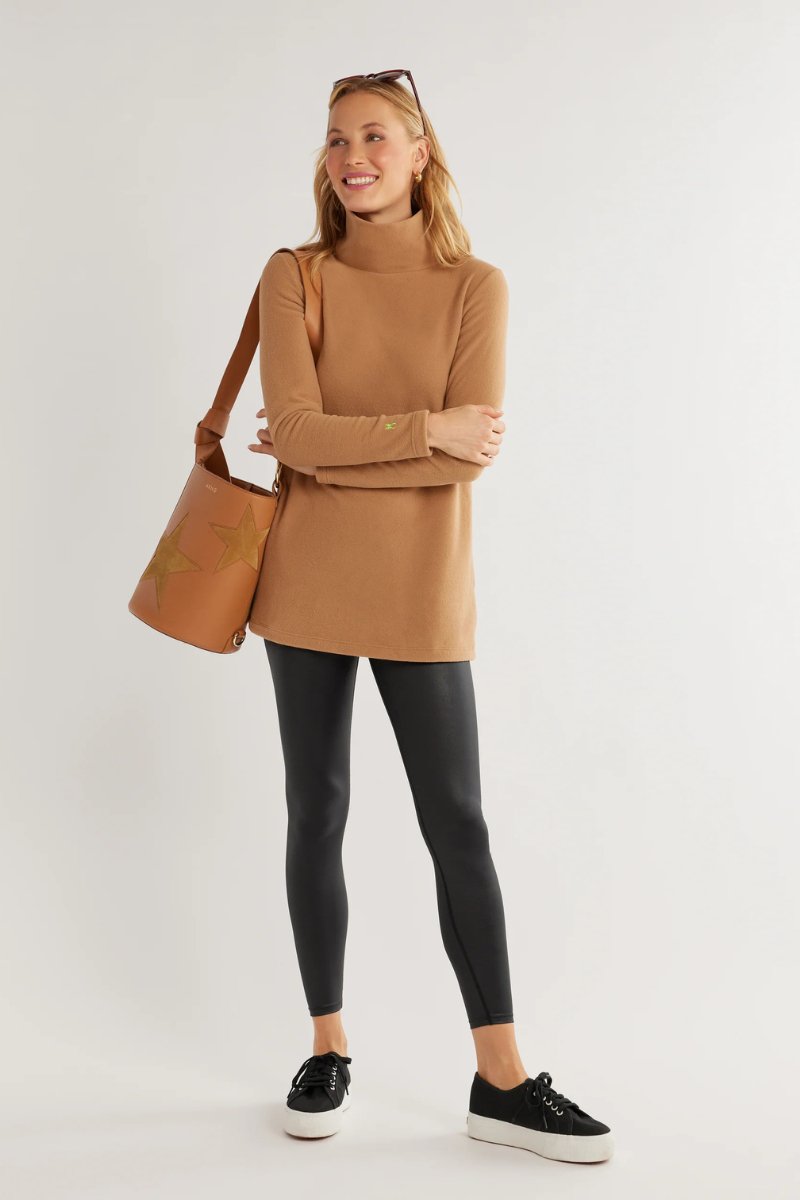 Cobble Hill Turtleneck in Camel - Dudley Stephens - Archery Close