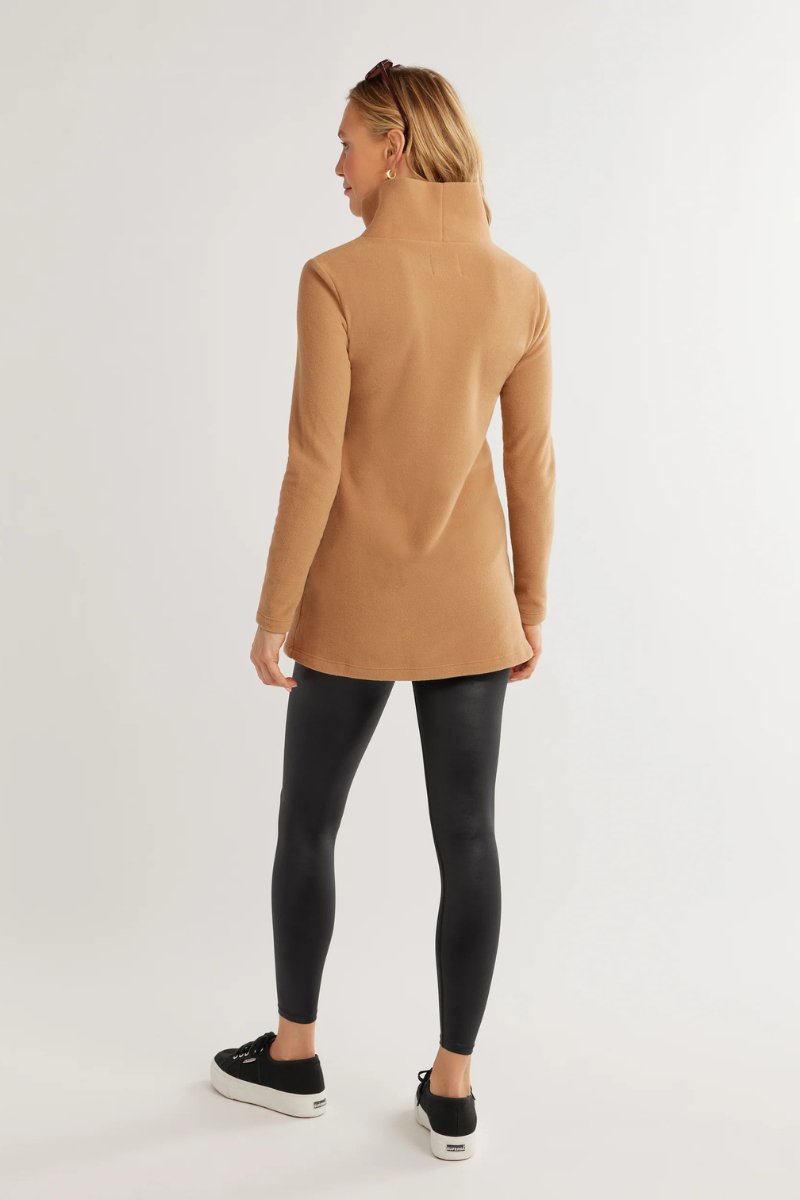 Cobble Hill Turtleneck in Camel - Dudley Stephens - Archery Close