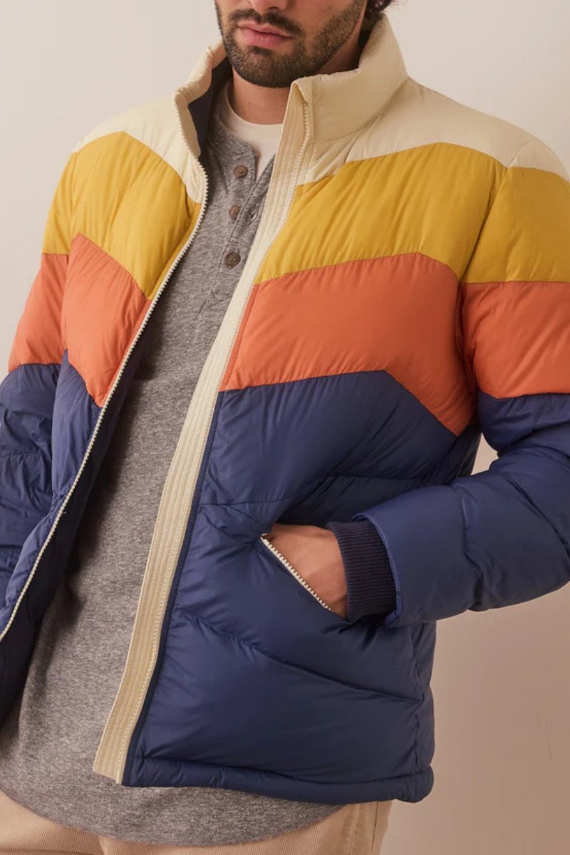 Colorblock Puffer Jacket - Marine Layer - Archery Close