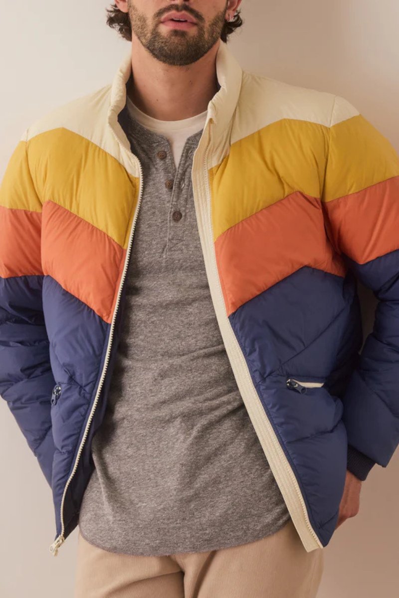 Colorblock Puffer Jacket - Marine Layer - Archery Close