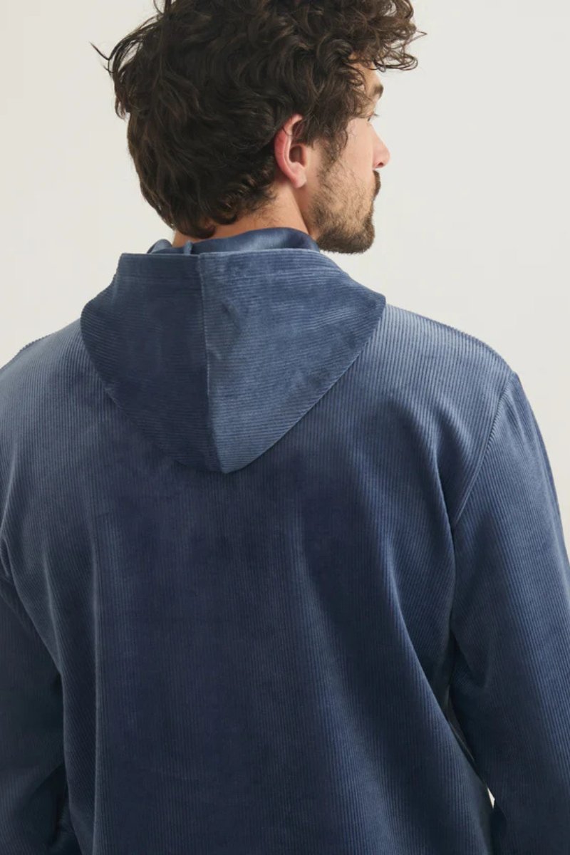 Cord Velour Hoodie - Marine Layer - Archery Close