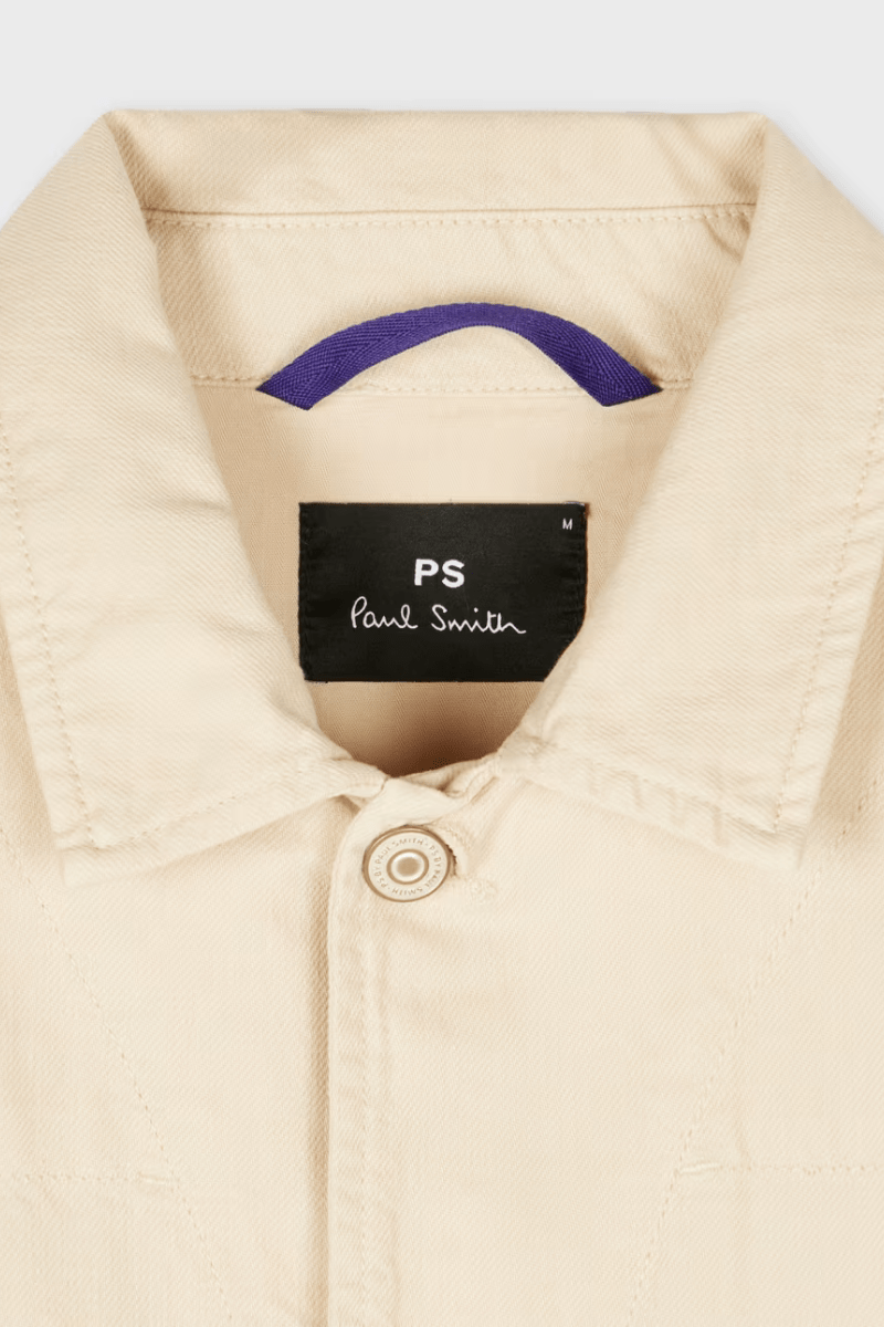 Cotton - Linen Broad Stripe Zebra Work Jacket - Paul Smith - Archery Close