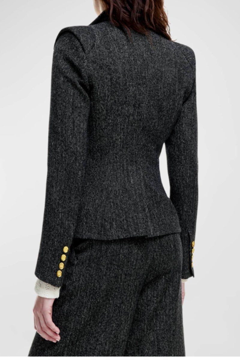 Crossover Blazer in Black Tweed - Smythe - Archery Close