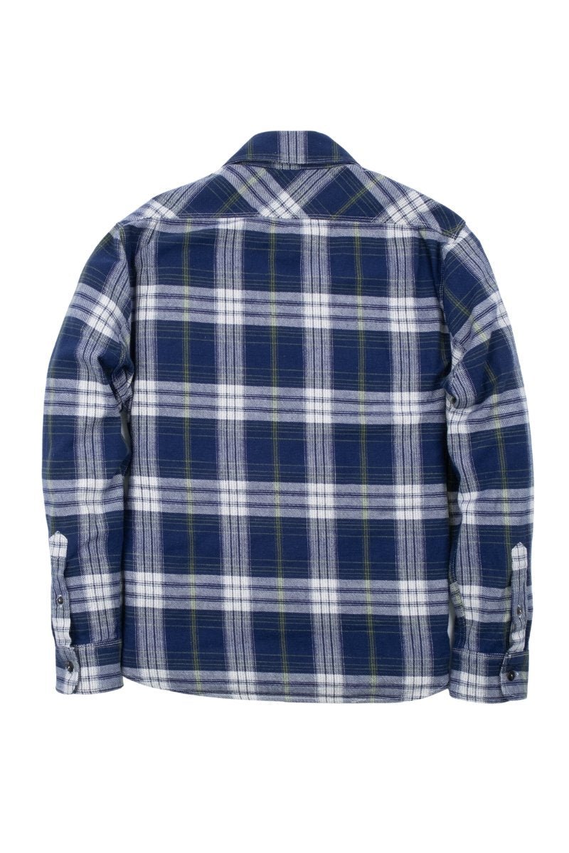 Currant Blue Wing Plaid - Freenote Cloth - Archery Close