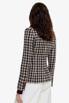 Cut - Away Blazer in Neutral Check - Smythe - Archery Close