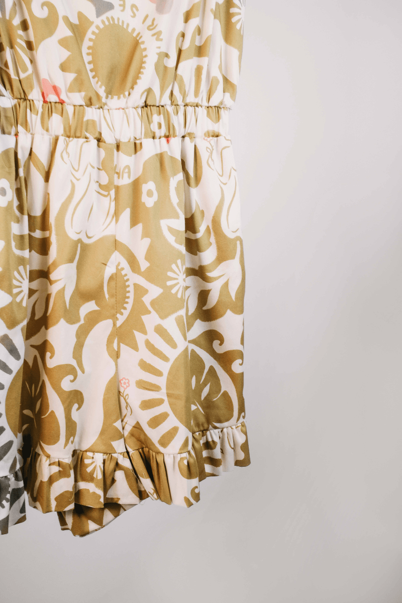 Delphine Romper in Lime - Corey Lynn Calter - Archery Close