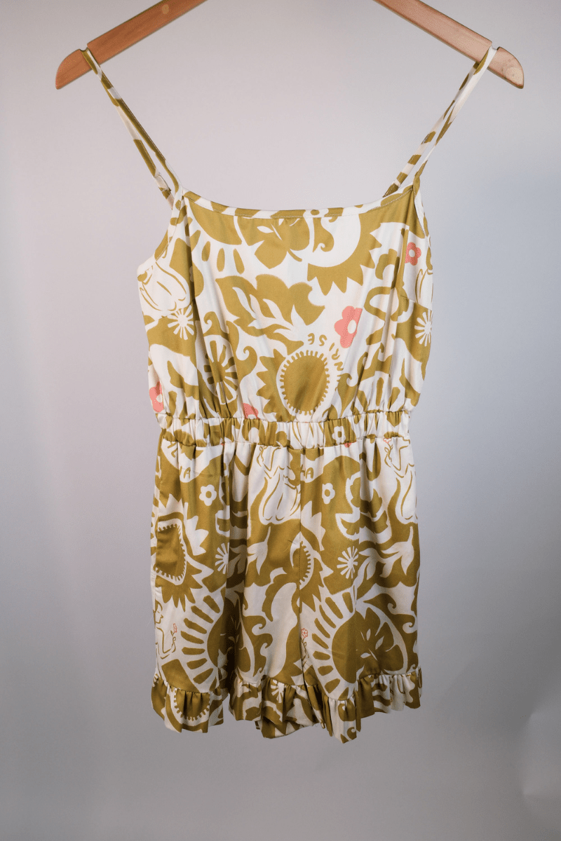 Delphine Romper in Lime - Corey Lynn Calter - Archery Close